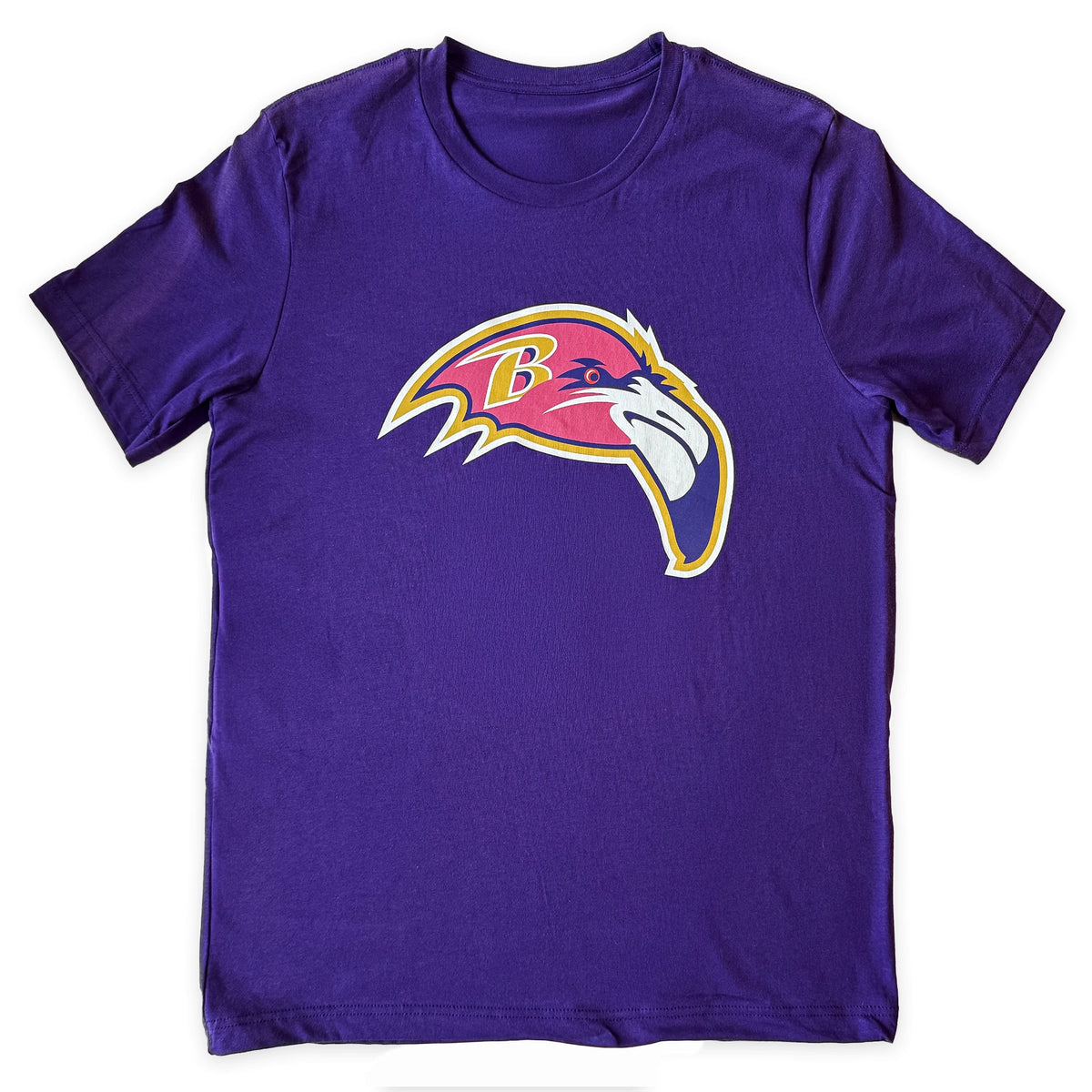 Pink Flamingo Raven Shirt | Funny Baltimore Football Fan Graphic Tee
