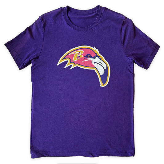 Pink Flamingo Raven Shirt | Funny Baltimore Football Fan Graphic Tee