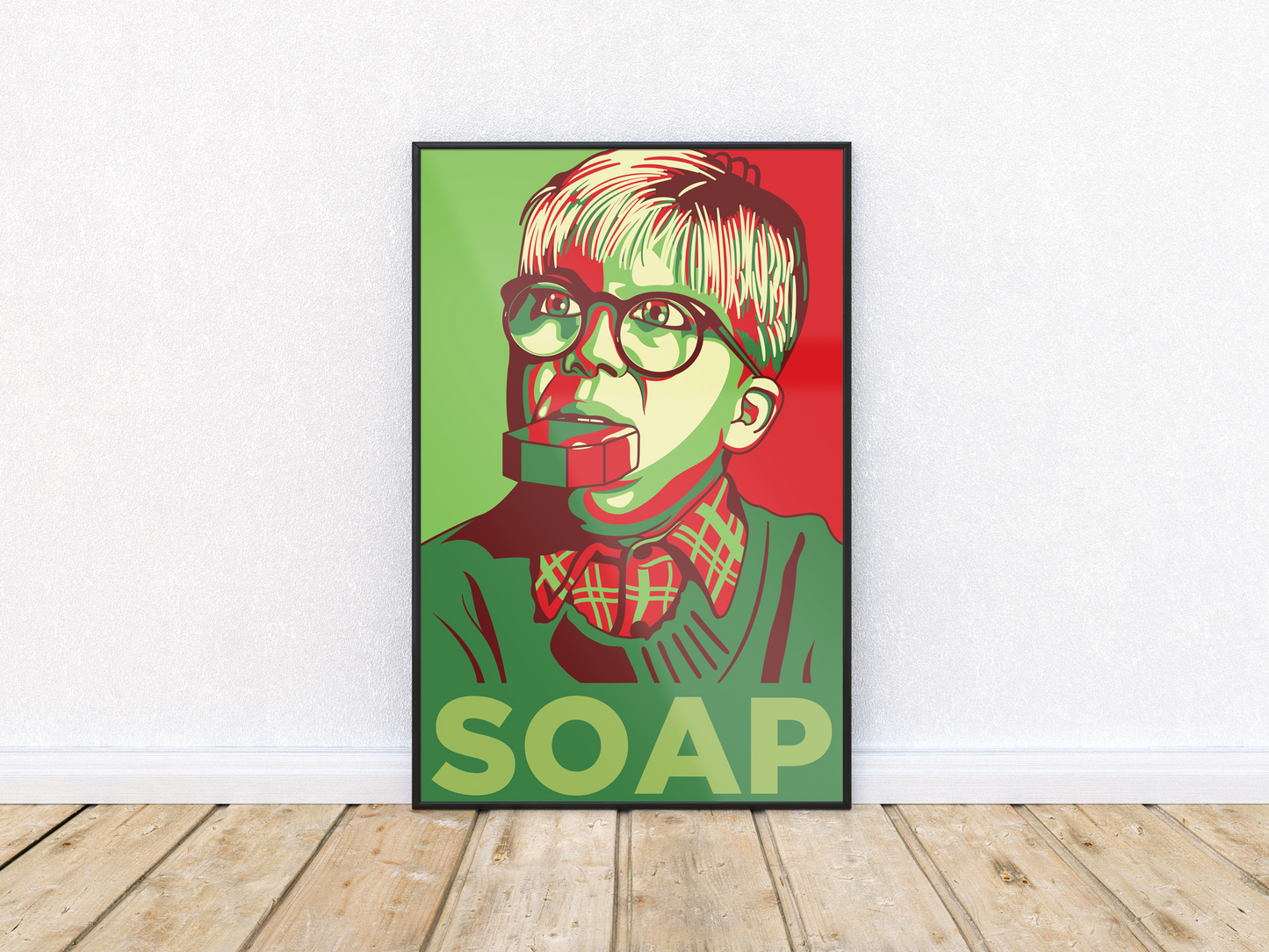 A Christmas Story Soap Print (11x17)